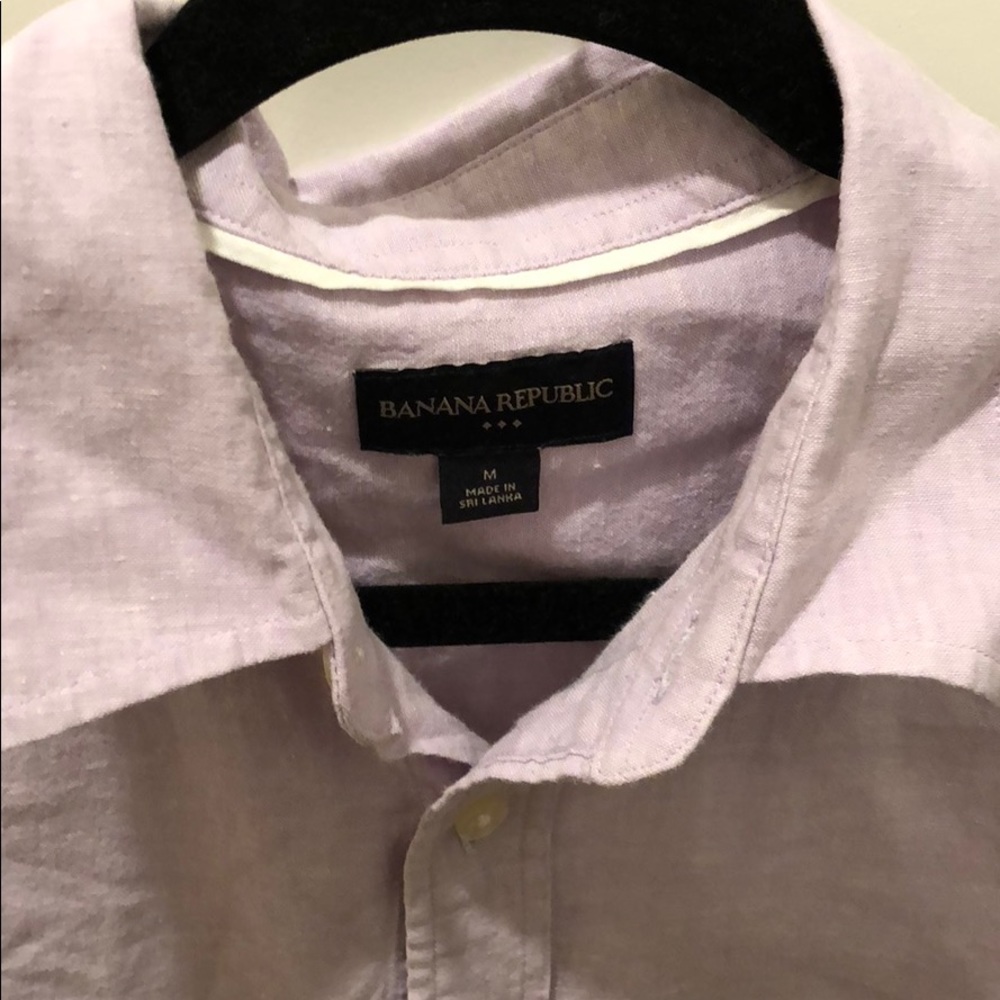 Banana republic light purple button down. Medium.